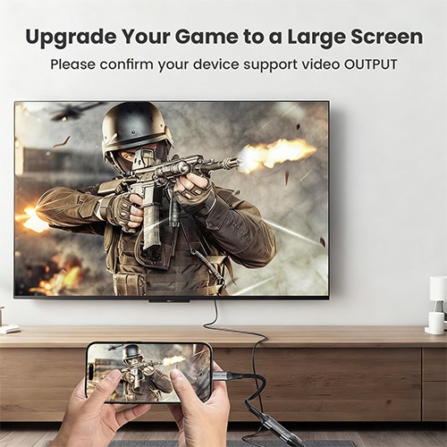 Syong S-AT-8K-HTC-0.25M Type C To HDMI Adapter 8K-60Hz 4K-120Hz