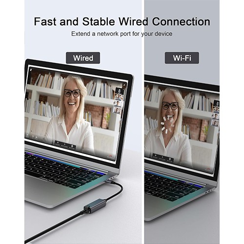 Syong S-HB-U-101A Type C To RJ45 Adapter 1000MBPS