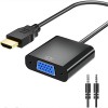 محول Syong S-AT-HV-A من HDMI إلى VGA مع مخرج صوت