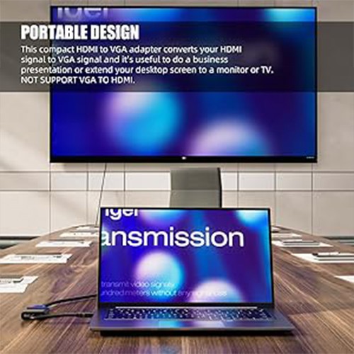 Syong S-AT-HV-A HDMI To VGA With Audio Out Adapter