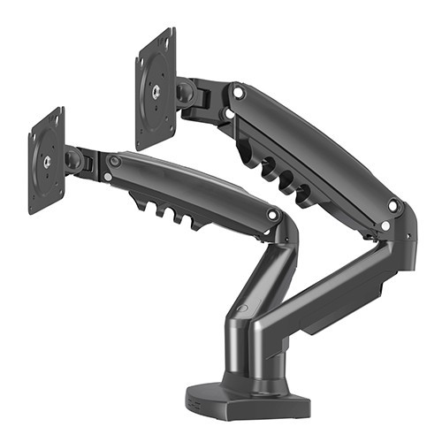 North Bayou NB F160Premium Dual Monitor Mechanical Gas Spring Monitor Arm