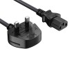 Syong S-PC-UKPC-1MM Pc Power Cord Uk Plug