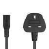 Syong S-2P3-075MM 2pin Power Cord Uk Plug