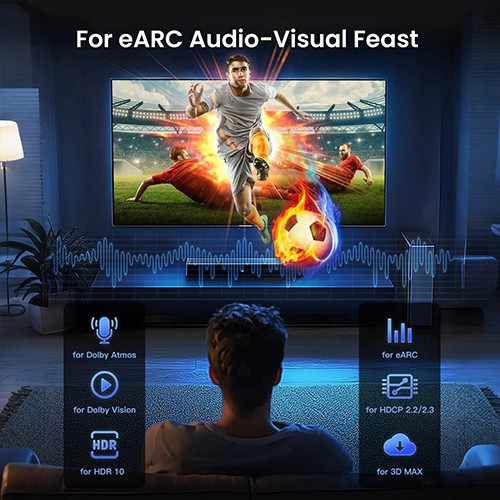 كابل HDMI من Syong UHD 2.0V 4K 60 هرتز