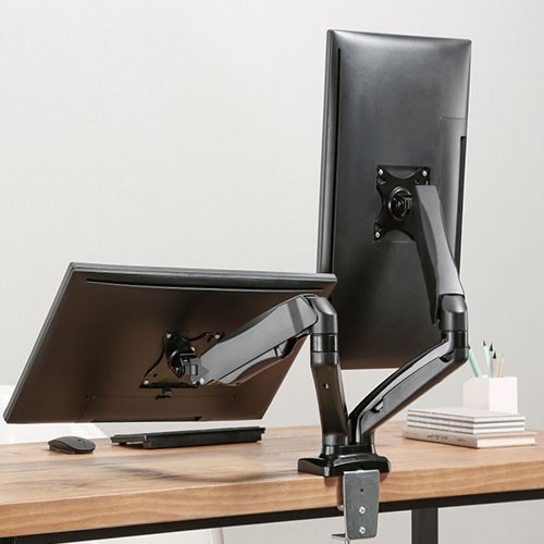 Skill Tech SH130 C024 Dual Monitor Thin Gas Spring Dual Monitor Arm