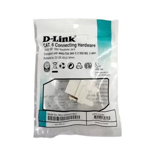 D-LINK NKJ-C6WHI1B21 CAT6 Keystone Jack