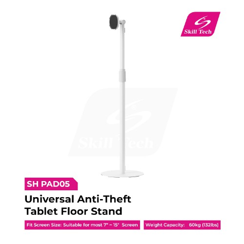 Skill Tech SH PAD05 Universal Anti-Theft Tablet Floor Stand
