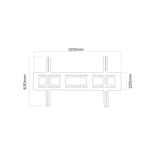 حامل حائطي ثابت شديد التحمل من طراز Primestar PM 1160FW