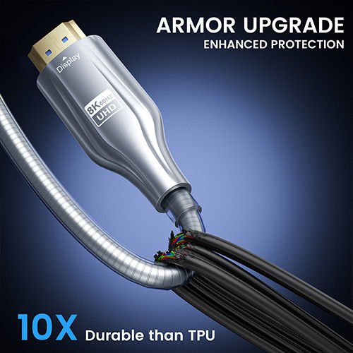 Syong Outdoor Armour HDMI Cable AOC 2.1V 8K 60Hz