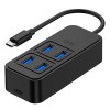محول USB من Syong طراز S-HB-U-105B ذو 5 منافذ من النوع C، 3.0 PD