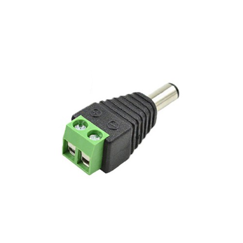 DC Male Green Screw Terminal Connector