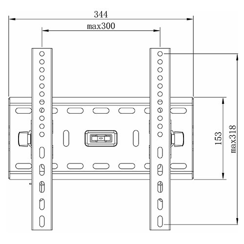 Skill Tech SH42T Heavy Duty Tilting TV Wall Mount