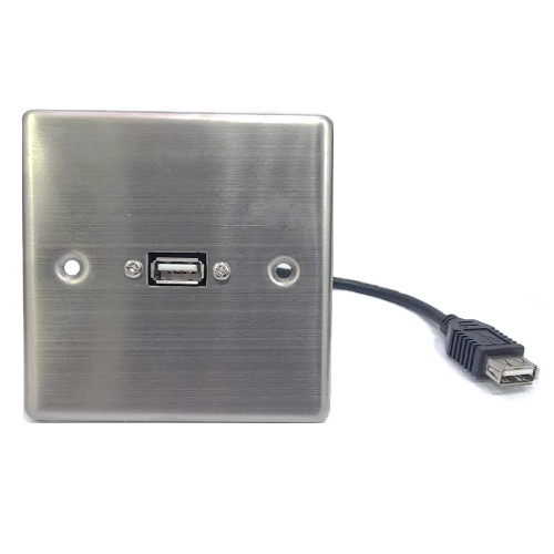 لوحة واجهة USB فولاذية مزودة بوصلة لولبية
