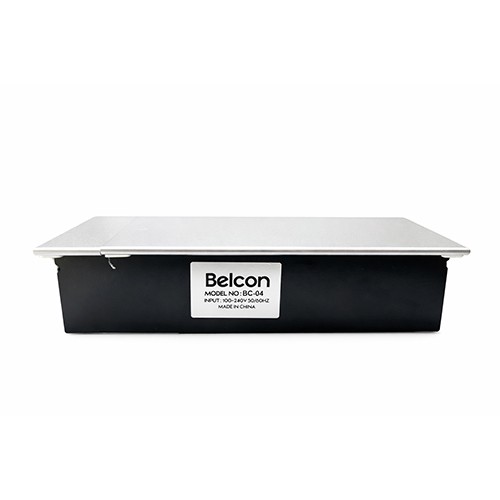 مقبس طاولة انزلاقي جانبي فضي من طراز Belcon BC-04