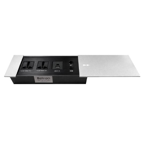 Belcon BC-04 Silver Side Sliding Slip Table Socket