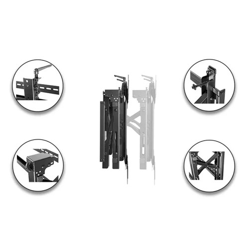 Skill Tech SVW03-64T Pop Out Portrait / Vertical Video Wall Mount