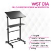 Skill Tech WST 01A Height Adjustable Multi-Purpose Mobile Workstation