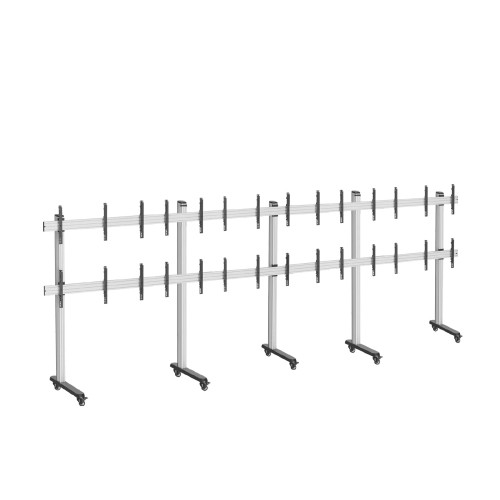 Skill Tech SH 02x04VFSN Eight Screen Video Wall Cart