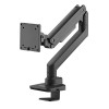 Skill Tech SH69 C012UC B ذراع شاشة مزود بنابض غازي فائق التحمل ومثبت على المكتب مع منافذ USB-A/USB-C