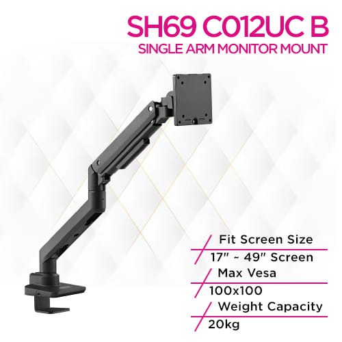 Skill Tech SH69 C012UC B Fabulous Desk-Mounted Heavy-Duty...