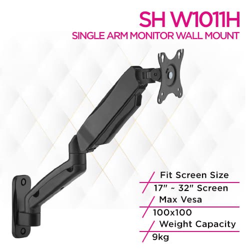 حامل شاشة Skill Tech SH W1011H بنابض غازي