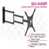 Skill Tech SH 449P Extra Long Arm Swivel TV Wall Mount