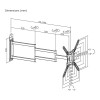 Skill Tech SH 449P Extra Long Arm Swivel TV Wall Mount