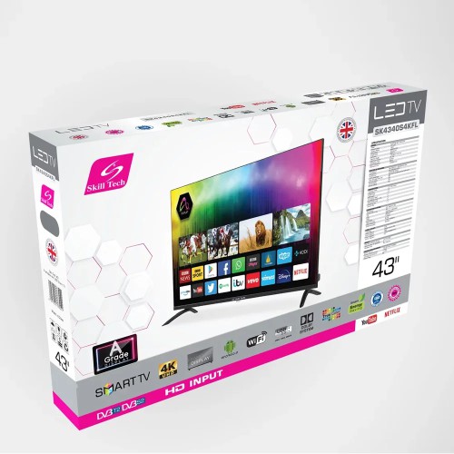 تلفزيون سكيل تيك الذكي LED SK4340S4KFL مقاس 43 بوصة