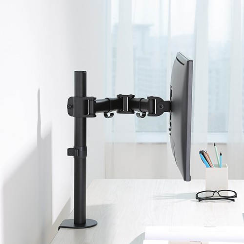 Skill Tech SH 070 C012 Single Monitor Pole-Mounted Monitor Arm