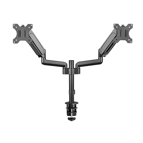 Skill Tech SH 48 C024 Dual Monitors Pole-Mounted Gas Spring Monitor Arm