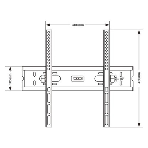 Skill Tech SH 43T Low Cost Tilting TV Wall Mount