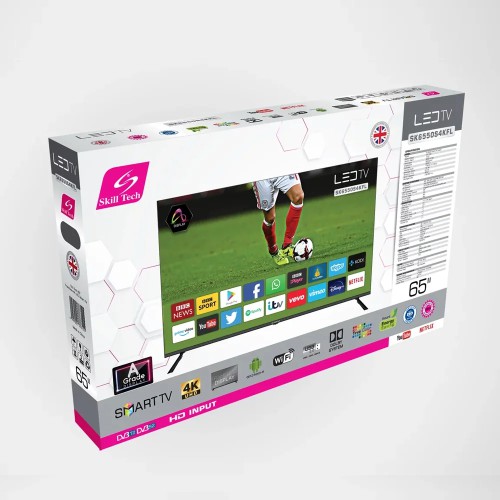 Skill Tech SK6550S4KFL 65" LED Smart TV