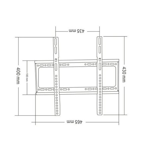 حامل تلفزيون ثابت منخفض التكلفة من SKILL TECH DG 3265F على الحائط