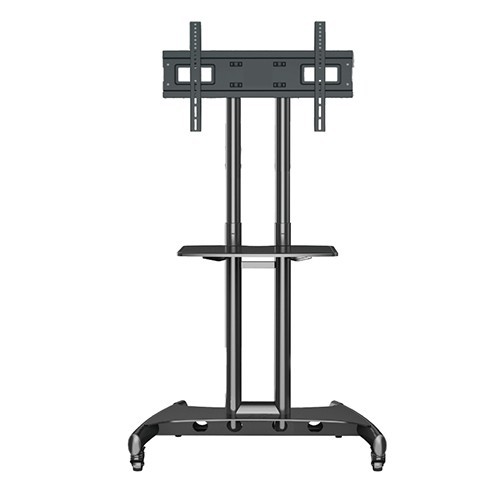 North Bayou AVA 1500-60-1P Large Height Adjustable Professional TV Trolley Stand