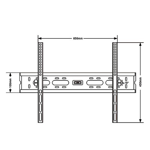 Skill Tech SH 60T Low Cost Tiltting TV Wall Mount