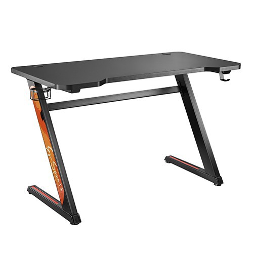 Skill Tech GMD02-2 Z-Shaped Gaming Desk With Cup Holder And Headphone Hook