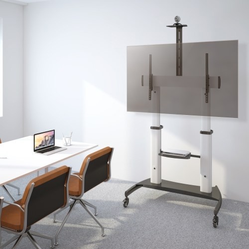 Skill Tech SH 666TW Manual Height Adjustable Heavy Duty Tv Stand