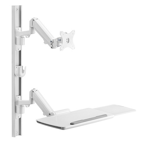 Skill Tech SH MED02-2 Medical Ergonomic Mount Workstation