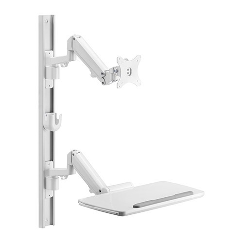 Skill Tech SH MED02-2 Medical Ergonomic Mount Workstation