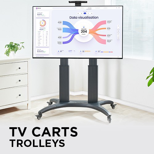 Tv Trolley or Tv Stand with Wheels