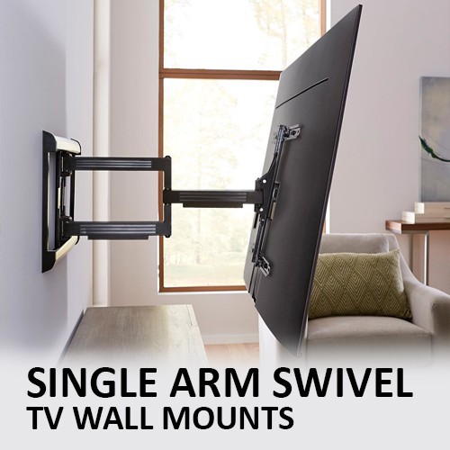 Single Arm Swivel Tv Wall Mounts